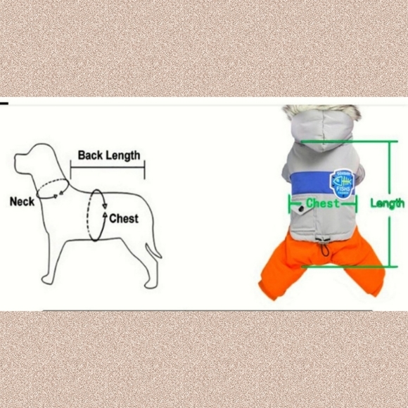 Dogs Rain or Snow Outfit Multicolor Small- XXL - Picture 12 of 13